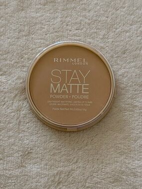 NEW Rimmel London brand Stay Matte Powder in sandstorm color